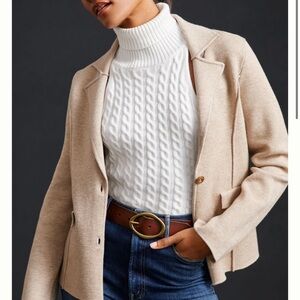 Anthropologie Sweater Blazer